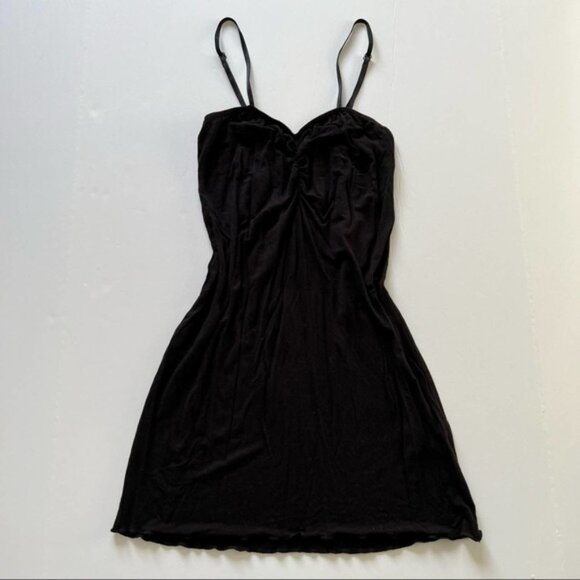 Little‎ black dress lettuce hem lingerie pajama slip - Picture 1 of 5
